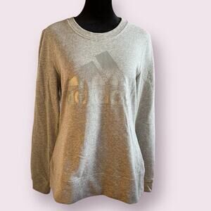 Adidas gray crewneck sweatshirt women's size S